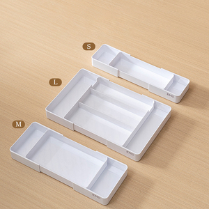 GREENSIDE Cloison réglable en plastique pour tiroir de bureau Commodément divisé Compartiments pour la cuisine Boîte de rangement évolutive - Product Image 3