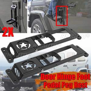 Pédale de repose-pieds pliable de haute qualité pour charnière de porte extérieure de voiture, pour Jeep Wrangler JK JL 2007-2017 - Product Image 1
