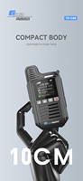 Radio bidirectionnelle longue portée 4G POC, radio mondiale avec double carte SIM, radio pour les voyages internationaux