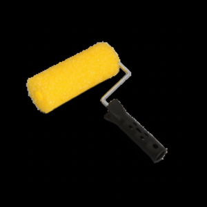 Rullo completo di vernice in schiuma con grana ruvida diametro 80mm e lunghezza 180mm - Product Image 1