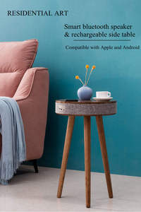 Sáng Tạo Loa Đơn Giản Điện Thoại Di Động Không Dây Sạc Đồ Nội Thất Nhà Sofa Thông Minh Bluetooth Bàn Cà Phê Loa - Product Image 4