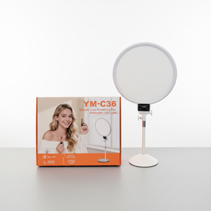 Luz de Relleno LED YM-C36 para Transmisión en Vivo, Protección Ocular, Regulable, para Maquillaje, Fotografía y Transmisiones en Directo - Product Image 3