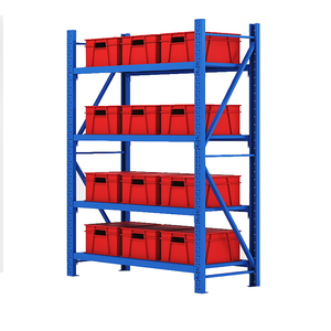 رفوف تخزين فولاذية رباعية الطبقات للمستودعات من المصنع مباشرة - Product Image 5