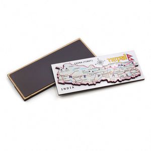 Recuerdos Personalizados de Nepal, Imán de Refrigerador con Forma Rectangular 3D de MDF, Recuerdo Turístico - Product Image 3