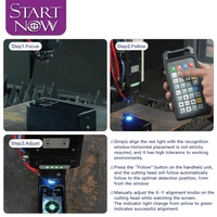 Alineador Visual Manual de Boquillas Láser Startnow Raytools, Herramienta de Calibración de Alta Precisión para Cabezal de Soldadura de Máquina de Corte Láser de Fibra