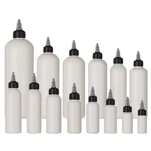 30ml 50ml 60ml 80ml 100ml 120ml 150ml 200ml 250ml 300ml 500ml Hersteller von weißen HDPE-Flaschen aus Kunststoff