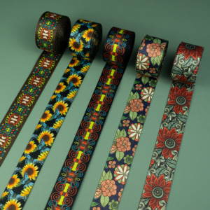 Bán buôn đẹp thăng hoa Polyester <span class=keywords><strong>Webbing</strong></span> Băng tùy chỉnh in <span class=keywords><strong>Webbing</strong></span> - Product Image 1