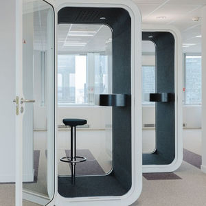 Cabina de teléfono personalizada, cobertizo de esquina, habitación de oficina, casa prefabricada, casa pequeña moderna, diseño a prueba de sonido - Product Image 1