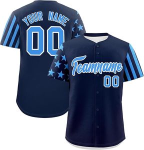 Tontons Factory logotipo personalizado nombre Jersey hombres a rayas uniforme de béisbol con nuevo diseño personalizado béisbol y softball desgaste - Product Image 1