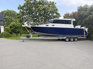 Bateau de pêche <span class=keywords><strong>en</strong></span> aluminium de 32 pieds pour le loisir et le style de vie, grand yacht de croisière avec cabine de repos, hublots et réservoir de carburant de 500 L - Product Image 4