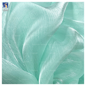<span class=keywords><strong>Tissu</strong></span> Robe YX2073 Premium 100% Polyester Crêpe Froissé <span class=keywords><strong>Soie</strong></span> Satin Organza Brillant <span class=keywords><strong>de</strong></span> Mariage <span class=keywords><strong>Mousseline</strong></span> - Product Image 4