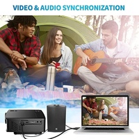 Kualitas Tinggi 1080P untuk Kabel Konverter Koaksial VGA PVC Twisted Pair Berlapis Emas Jack Audio 3.5MM Catu Daya USB untuk PC Laptop