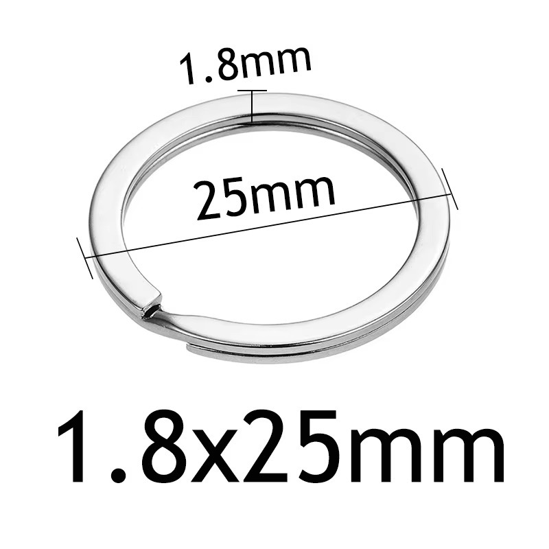 Porte-clés plat 1,8*25
