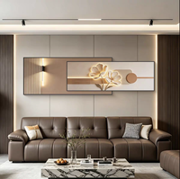 Peintures et décorations murales en gros pour la maison, impressions sur cristal, peintures décoratives florales multicouches pour salon et chambre à coucher