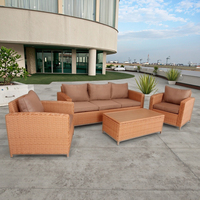 Brighton Hotel Terrace Möbel Set Sofa Set Kunststoff Günstige Freizeit Garten Wicker Outdoor UV und wasserdicht