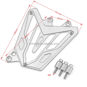 Motorefit del motor de la motocicleta de la cadena piñón delantero para Yamaha <span class=keywords><strong>MT07</strong></span> FZ07 Tracer 2013-2020 - Product Image 2