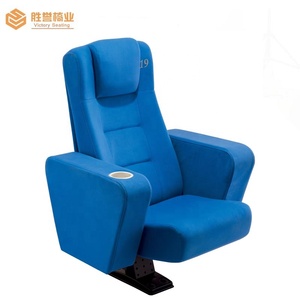 Sièges pliants pour cinéma en salle, sièges confortables en tissu pour salle de cinéma - Product Image 4