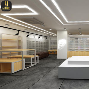 Mobilier de magasin de chaussures personnalisé unique avec présentoir idées de présentoir de chaussures de vente au détail moderne - Product Image 3