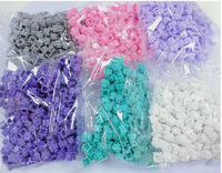Vente en gros de blocs de construction en micro-particules de 8 mm, sacs d'artisanat pour enfants avec mini blocs de construction en diamant, 100 g
