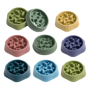 Alimentador lento multicolor para perros y mascotas, cuenco para perro, diseño de hueso, venta al por mayor - Product Image 2