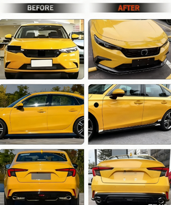 <b>For</b> Integra 2020-2023 <b>Car</b> Body Kit ABS Material Black Screw-On Upgrade Runze Front Lip Rear <b>Diffuser</b> Side Skirts - Product Image 6