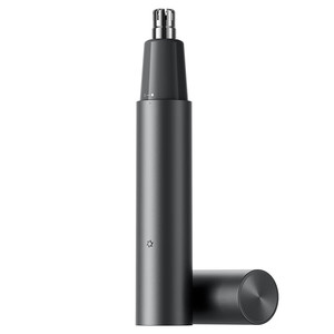 Recortador de vello nasal eléctrico recargable con cabezal de cuchilla lavable, color negro, capacidad de batería de 300Mh a 500Mh - Product Image 1