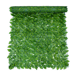Rouleau de clôture végétale artificielle, écran d'intimité pour jardin, décoration murale extérieure, simulation de plantes en soie PE, lot multi-pièces - Product Image 2