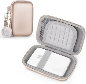 Eva Cases With Zipper PU Leather Portable Hard Case Protection Shockproof And Waterproof EVA Customized Buckle Earbuds Box