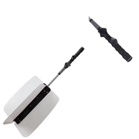 Entraîneur de swing de golf en acier inoxydable 79 cm, aide à la pratique de la résistance ambidextre pour une utilisation en intérieur/extérieur