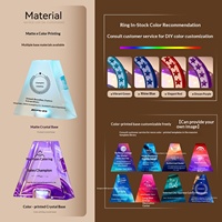Trophées en cristal sur mesure, élégants et créatifs, pour récompenses de réunions annuelles, employés exceptionnels, trophées de champion lumineux