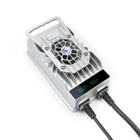 Chargeur de vélo électrique haute puissance 72v 10a avec écran d'affichage Sortie maximale 86.4v Chargeur de batterie étanche IP67 et certifié CE RoHS