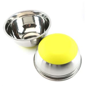 Meilleur prix – Personnalisation spécialisée – Ensemble de bols mélangeurs en acier inoxydable et silicone avec couvercles – Ustensiles de cuisine - Product Image 2