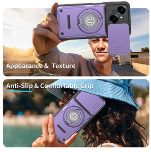 Funda Protectora para Teléfono Móvil MBD A200PRO con Anillo Giratorio de 360 Grados, Carga Inalámbrica Magnética, Cobertura Total, TPU Suave y PC Rígido - Product Image 5