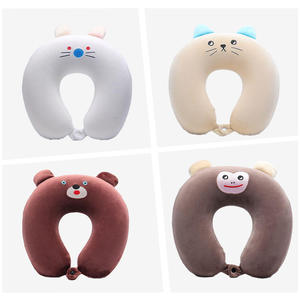 Almohada de Viaje para Cuello y Hombros, Antiácaros, con Bordado Personalizado de Animales, para Viajes en Avión y Tren - Product Image 5