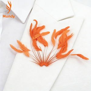 <strong>Multicolor</strong> Stripped Coque Feather for Clothing Embellishment,Wedding Decor&amp;Candle Accent,Hair,Jewelry DIY&amp;Stage Performance Prop - Product Image 4