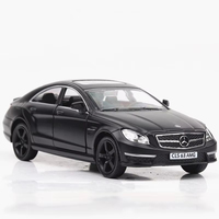 Jouet de collection en alliage moulé sous pression 1:36 Benz CLS63 Metal Car Model Pullback Doors Open Display