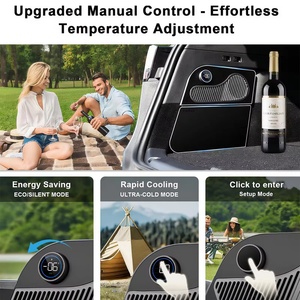 Nuevo Refrigerador Portátil Compacto para Vehículo, Mini Nevera para Auto Tesla Modelo Y, Capacidad de 16L, Pantalla Digital, Sin Escarcha, Puerto USB, Bajo Consumo - Product Image 6
