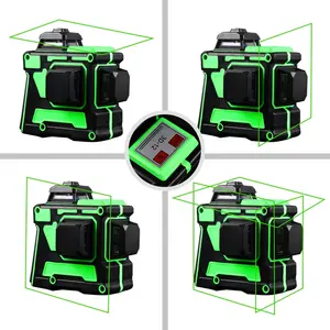 KM Factory Design 12 lines green line 3D Self-Leveling 360 Horizontal And Vertical Super Powerful green Beam laser level