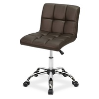 Petit tabouret de salon de beauté personnalisé en usine Rotation à 360 degrés Chaise de coiffeur Offre Spéciale équipement de salon de coiffure pour l'école