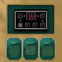 Samovar Électrique Commercial Multifonctionnel 10L/20L/30L avec Filtre en Acier Inoxydable, Prise UK, pour Comptoir, 220-240V, Version Améliorée