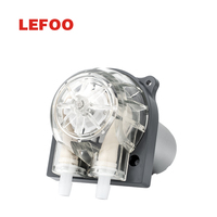 LEFOO LFP303A/DB 12V 24V DC 730ml/min Gewerbliche Spülmaschinen-Reinigungsmittel Chemikalien-Präzisionspumpe Dosierende Peristaltikpumpe