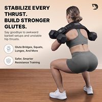 Ceinture de musculation unisexe confortable pour fessiers et hanches, avec logo personnalisé, certifiée BSCI