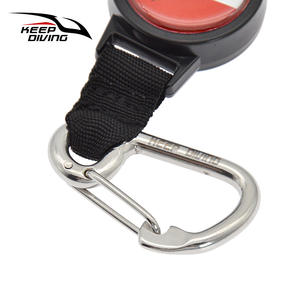 KEEP DIVING - Clip de Resorte de Acero Inoxidable para Buceo, Cordón Retráctil Antirrobo, Llavero con Cuerda Antipérdida, Accesorios para Buceo - Product Image 2