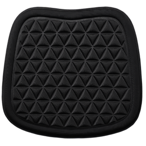 เบาะนวดผ้าสีดำสำหรับรองรับเก้าอี้ บุนวมอย่างสบาย - Product Image 2
