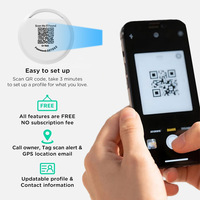 Traceur GPS intelligent anti-perte 2025, mini, en plastique, étanche IP68, autonomie 1 an, Bluetooth/NFC, pour voiture, enfants, animaux, Android/iOS Find