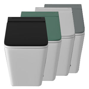 Pour Empolo moderne pied chasse électrique en céramique salle de bain WC sans réservoir pas de citerne double chasse impulsion <span class=keywords><strong>toilette</strong></span> carré Automatique Toilett - Product Image 4