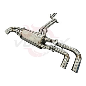 Système d'échappement Catback à soupapes Vortex SS304 pour Audi RSQ8 4M8 4.0T V8 BiTurbo 2019-2024 Quattro, double sortie, système de modification Bolt-On, ensemble de tuyaux - Product Image 4