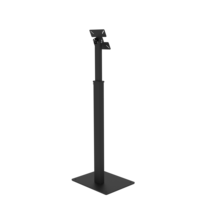 Support de sol surélevé personnalisable pour support de tablette sur le sol avec plaque de montage VESA inclinable et pivotante