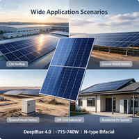 Silicio Monocristalino de Alta Eficiencia para Celdas Solares Tipo N de 500W-700W con Tecnología Fotovoltaica de Doble Vidrio