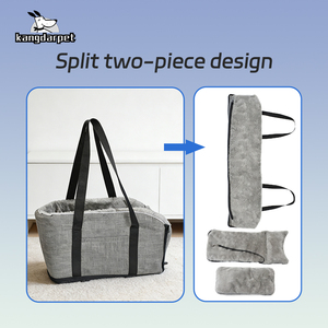 Lit pour animaux de compagnie Kangdarpet, lit pour chat et lit pour chien, portable, petit sac pour console centrale de voiture, lit pour chien détachable à main - Product Image 6